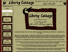 Tablet Screenshot of libertycottage.com